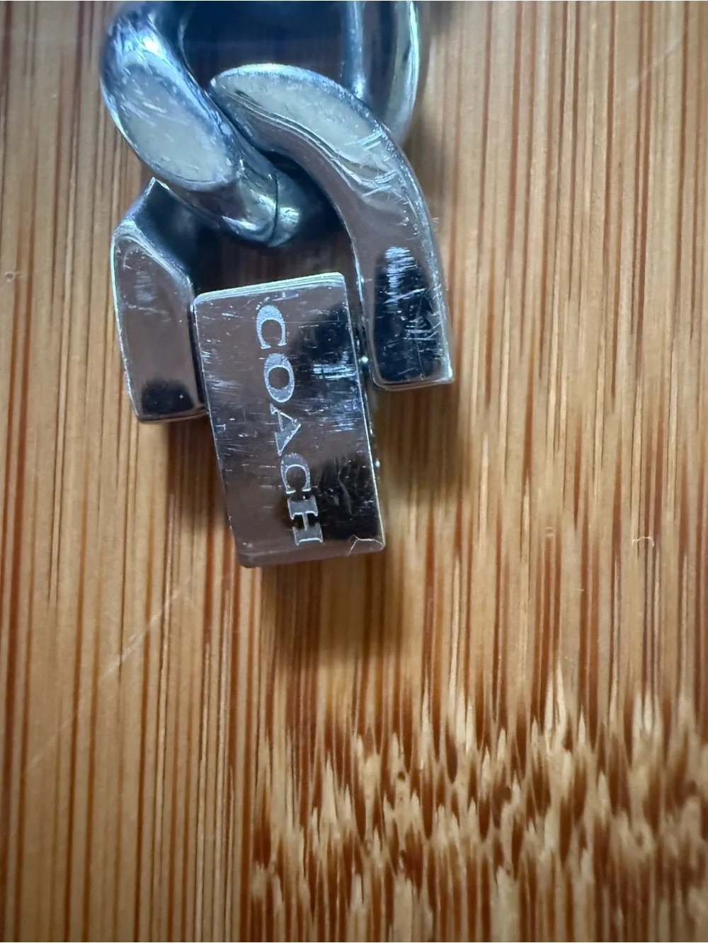 COACH Silver Chain-link Bracelet Watch